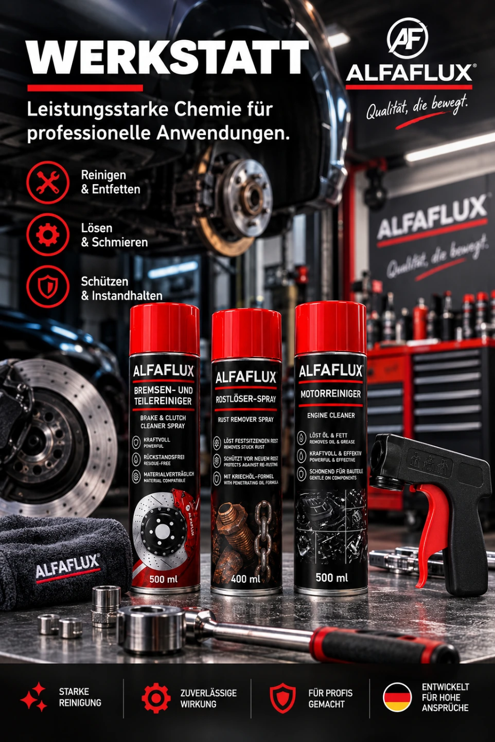 ALFAFLUX  Werkstatt Auto und Industrie
