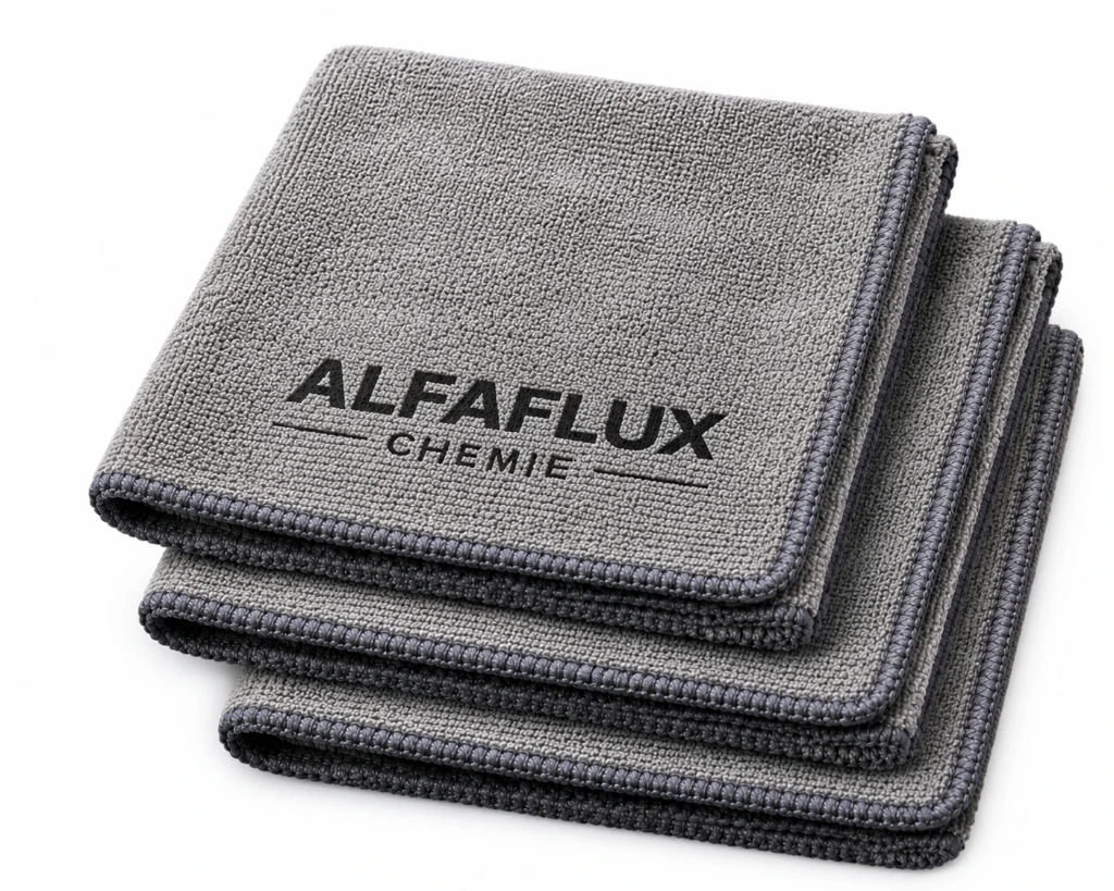 ALFAFLUX® Mikrofasertuch 3er Set – Anthrazit