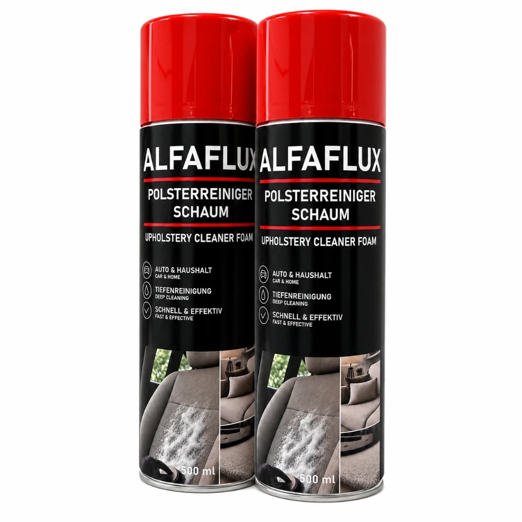 ALFAFLUX® Polsterreiniger Schaum 2x 500 ml
